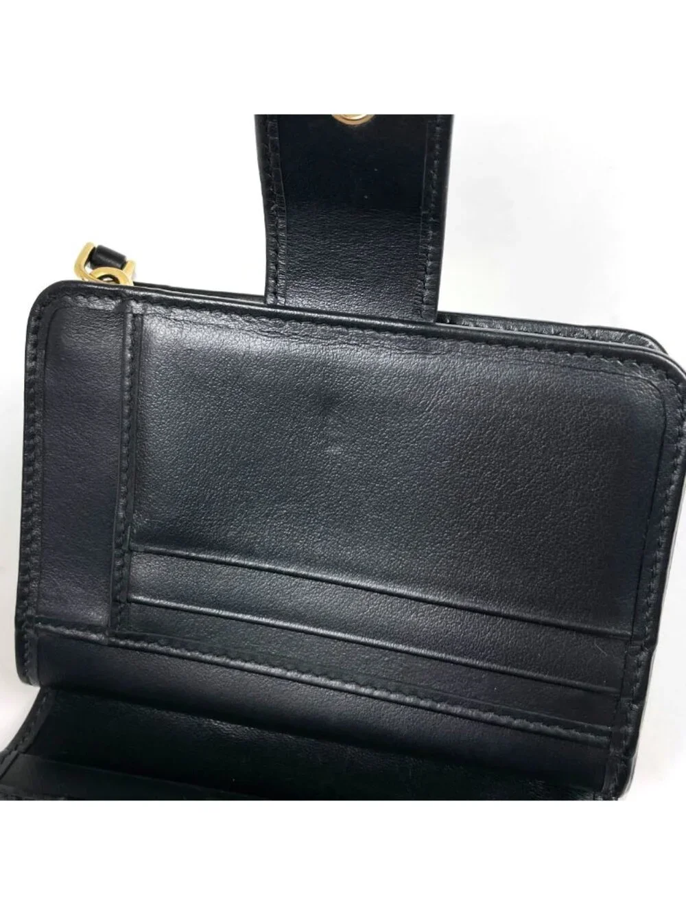 Prada Bifold Wallet Leather Nero